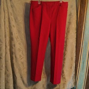 Women's Red Chico's Pants